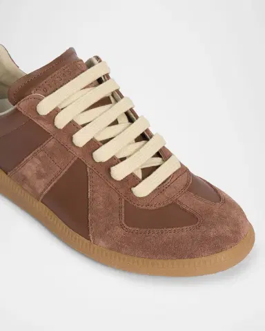 Maison Margiela Replica Suede & Leather Sneakers | Thumbnail 63