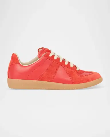 Maison Margiela Replica Suede & Leather Sneakers | Thumbnail 64