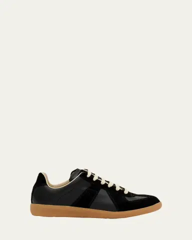 Maison Margiela Replica Suede & Leather Sneakers | Thumbnail 77