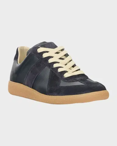 Maison Margiela Replica Suede & Leather Sneakers | Thumbnail 87