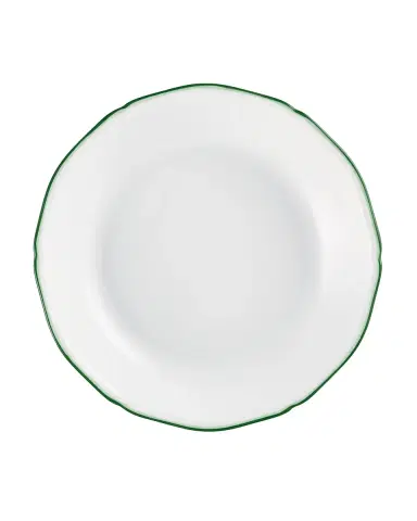Raynaud Touraine Double Filet Green Coupe Soup Bowl | Thumbnail 1