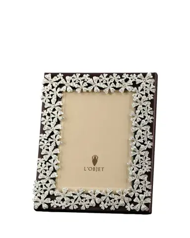 L'Objet Garland Swarovski Crystal Picture Frame, 5" x 7" | Thumbnail 1