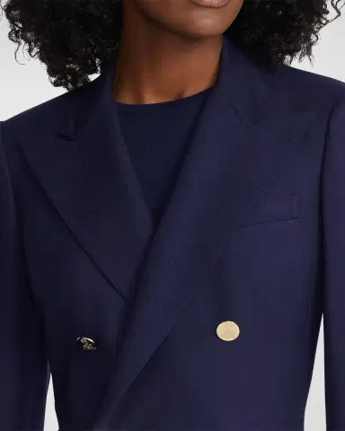 Ralph Lauren Collection Camden Wool Crepe Jacket | Thumbnail 4