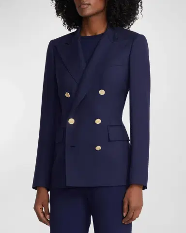 Ralph Lauren Collection Camden Wool Crepe Jacket | Thumbnail 5