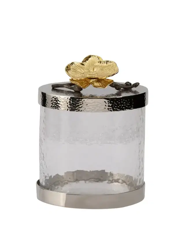 Gold Orchid Small Canister