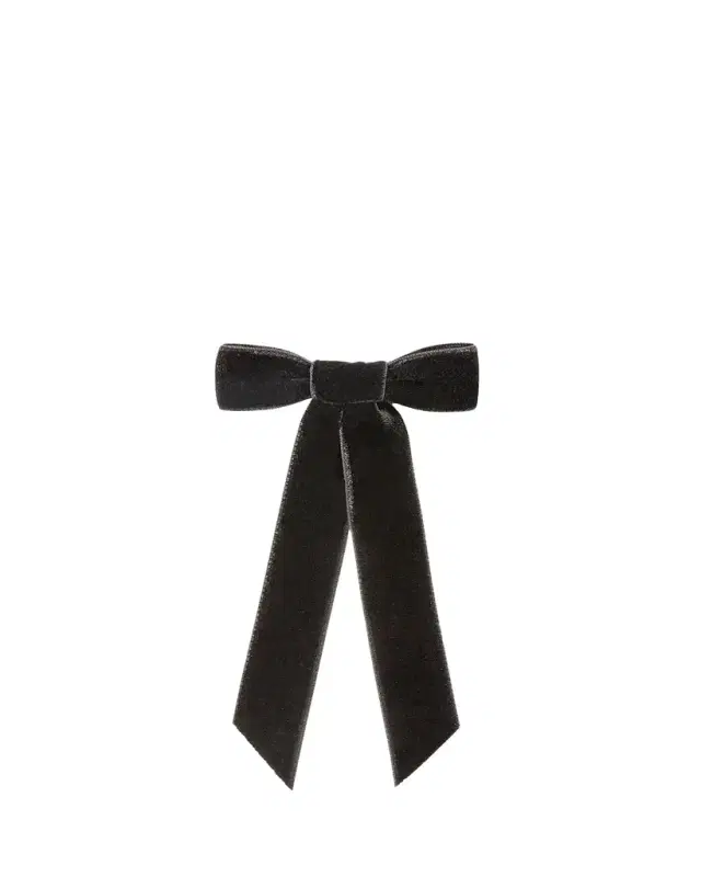 Jennifer Behr Velvet Bow Barrette