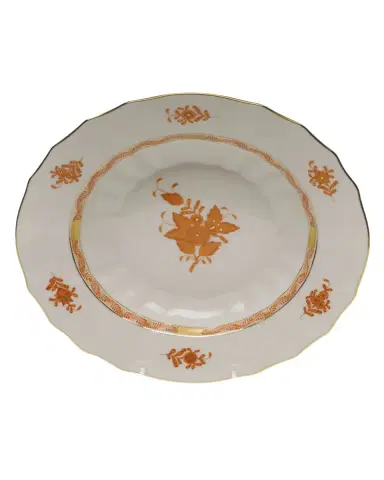 Herend Chinese Bouquet Rust Rim Soup Bowl | Thumbnail 2