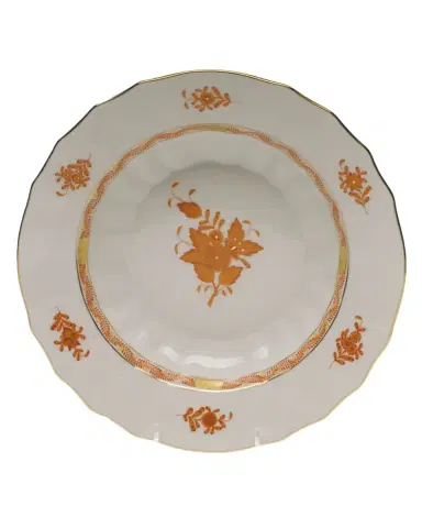 Herend Chinese Bouquet Rust Rim Soup Bowl | Thumbnail 1