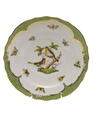 Herend Rothschild Bird Green Motif 08 Salad Plate | Thumbnail 1