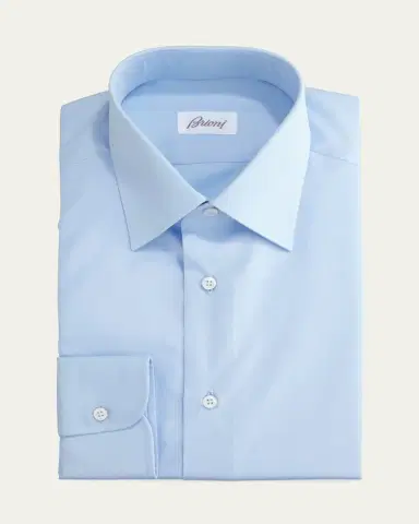 Brioni Wardrobe Essential Solid Dress Shirt | Thumbnail 5 Brioni Wardrobe Essential Solid Dress Shirt | Thumbnail 5