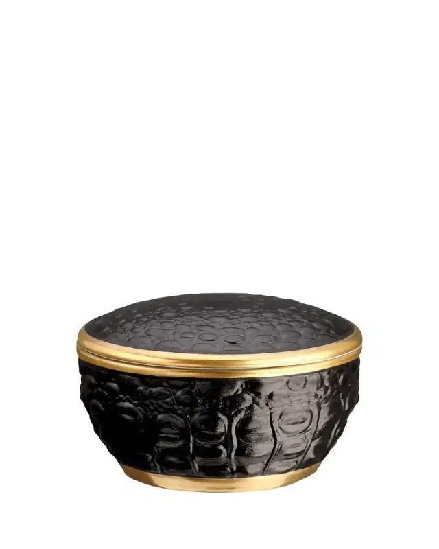 L'Objet Crocodile Round Box