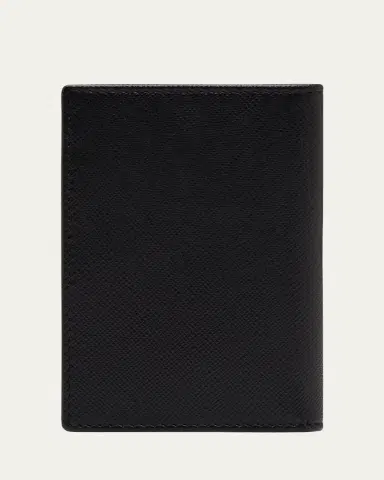Prada Men's Saffiano Slim Card Holder Wallet | Thumbnail 3 Prada Men's Saffiano Slim Card Holder Wallet | Thumbnail 3