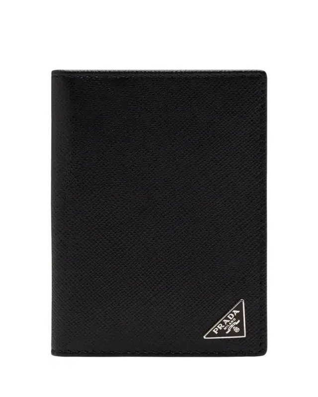 Prada Men's Saffiano Slim Card Holder Wallet