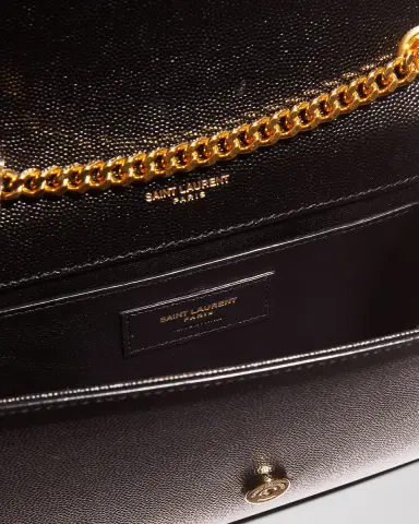 Saint Laurent Kate Small YSL Crossbody Bag in Grained Leather | Thumbnail 2