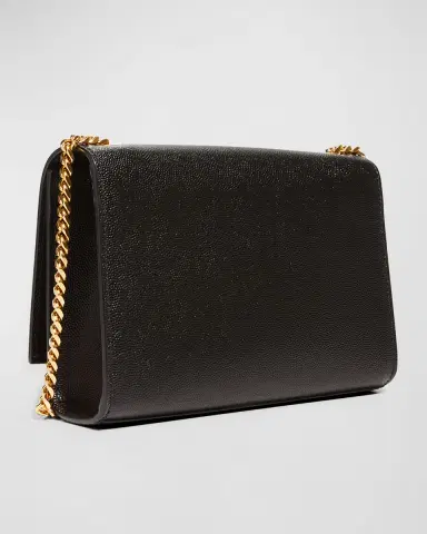 Saint Laurent Kate Small YSL Crossbody Bag in Grained Leather | Thumbnail 3