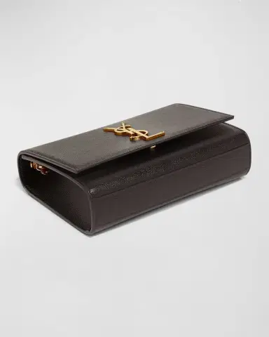 Saint Laurent Kate Small YSL Crossbody Bag in Grained Leather | Thumbnail 6