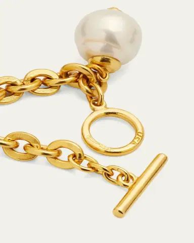 ben-amun Chain Bracelet with Pearly Drop | Thumbnail 4