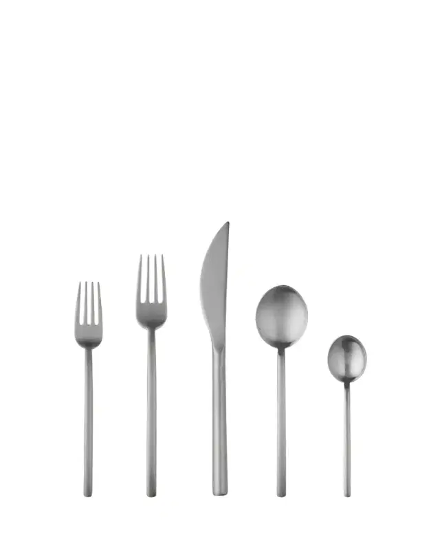 Due Ice 5-Piece Flatware Set Due Ice 5-Piece Flatware Set