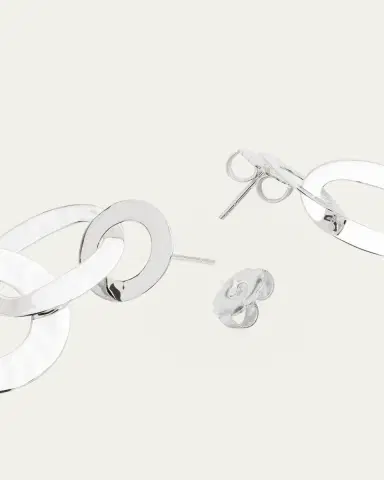 Ippolita Roma Links Post Earrings in Sterling Silver | Thumbnail 4