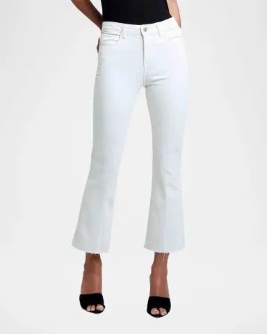 L'Agence Kendra High-Rise Crop Flare Jeans | Thumbnail 4 L'Agence Kendra High-Rise Crop Flare Jeans | Thumbnail 4