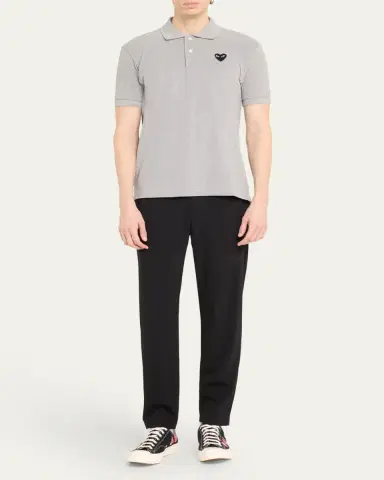 Comme des Garçons Men's Heart Polo Shirt | Thumbnail 2
