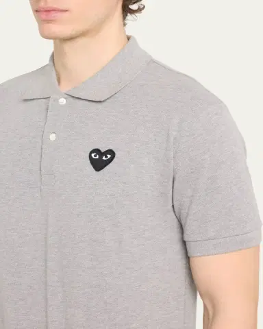 Comme des Garçons Men's Heart Polo Shirt | Thumbnail 5