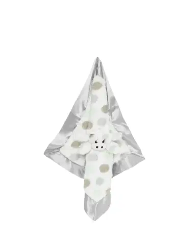 Little Giraffe Dotted Plush Baby Blanky | Thumbnail 1