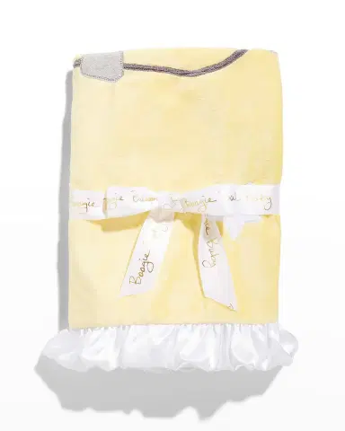 Boogie Baby Elephant and Star Baby Blanket w/ Contrast Trim | Thumbnail 3