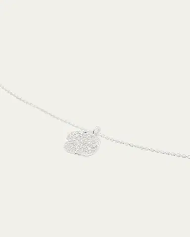 Ippolita Small Flower Pendant Necklace in Sterling Silver with Diamonds | Thumbnail 3 Ippolita Small Flower Pendant Necklace in Sterling Silver with Diamonds | Thumbnail 3