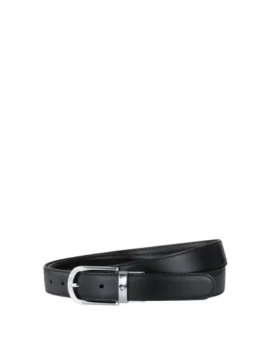 Montblanc Men's Horseshoe-Buckle Reversible Leather Belt | Thumbnail 1 Montblanc Men's Horseshoe-Buckle Reversible Leather Belt | Thumbnail 1