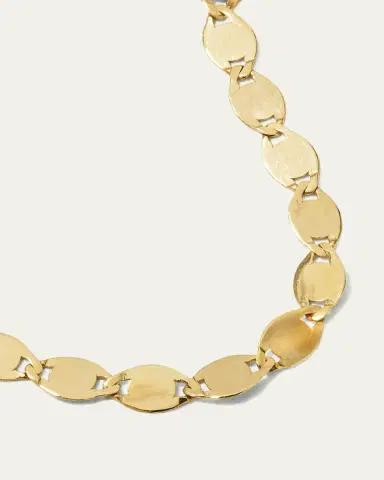 Lana 14K Gold Mega Nude Chain Anklet | Thumbnail 3