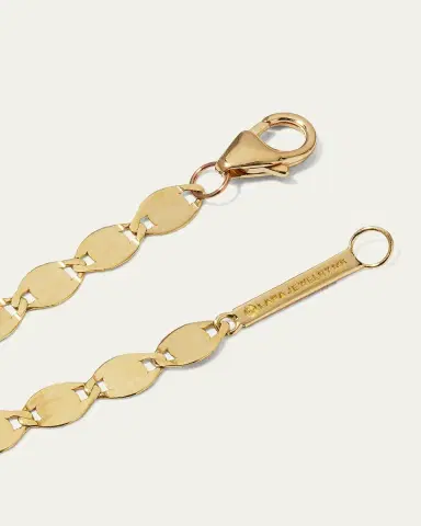 Lana 14K Gold Mega Nude Chain Anklet | Thumbnail 4
