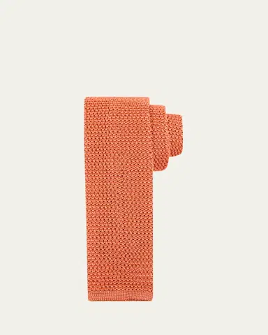 Charvet Men's Silk Knit Tie | Thumbnail 5