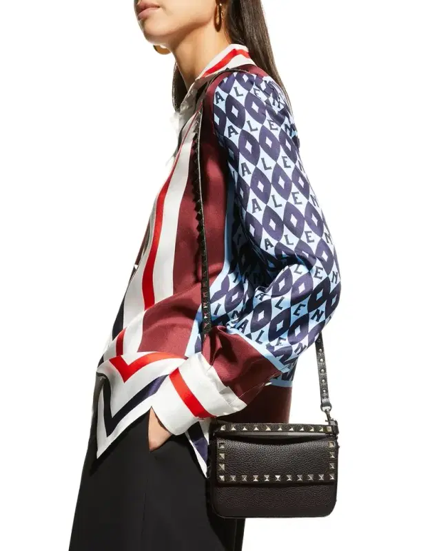 Rockstud Top Handle Shoulder Bag
