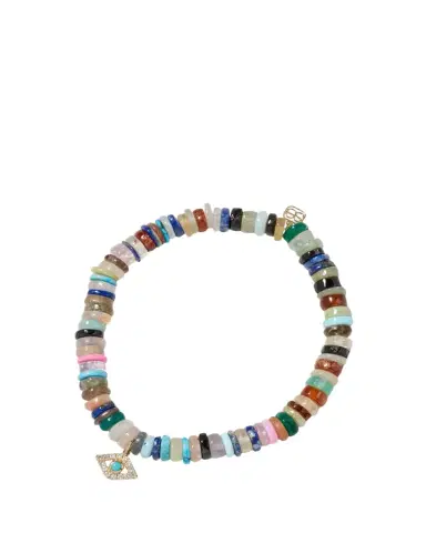 Sydney Evan Opal Bead Diamond Evil Eye Bracelet | Thumbnail 1 Sydney Evan Opal Bead Diamond Evil Eye Bracelet | Thumbnail 1
