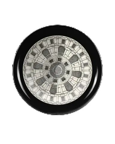 Fornasetti 40cm Tray - Cortile N.1 On Black | Thumbnail 2