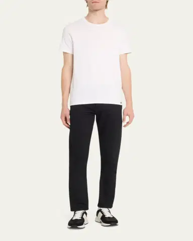 TOM FORD Men's Solid Stretch Jersey T-Shirt | Thumbnail 2