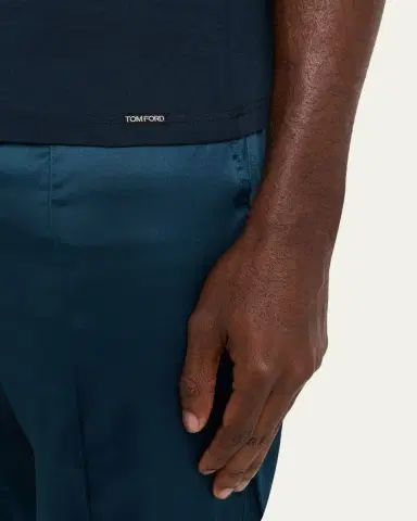 TOM FORD Men's Solid Stretch Jersey T-Shirt | Thumbnail 13