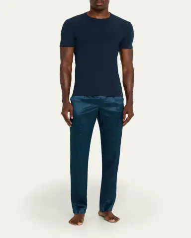 TOM FORD Men's Solid Stretch Jersey T-Shirt | Thumbnail 10