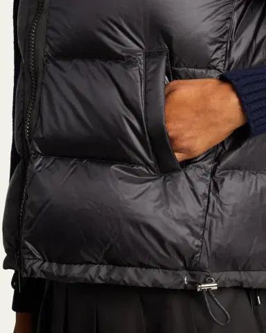 SACAI Asymmetric Zipper Puffer Vest | Thumbnail 5
