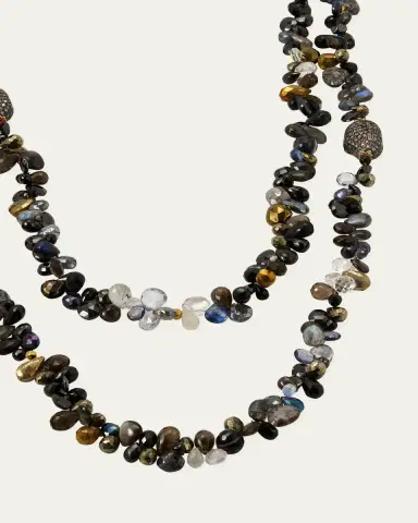 Meredith Frederick Dominique Onyx Mixed-Stone Necklace | Thumbnail 3