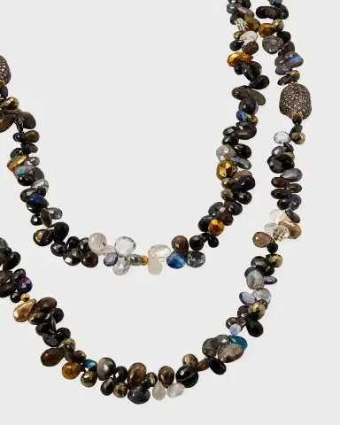 Meredith Frederick Dominique Onyx Mixed-Stone Necklace | Thumbnail 6