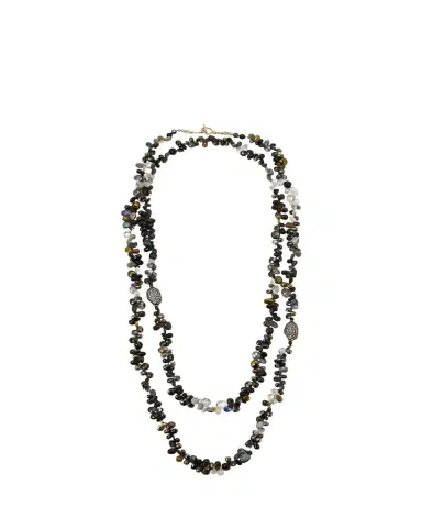Meredith Frederick Dominique Onyx Mixed-Stone Necklace | Thumbnail 1
