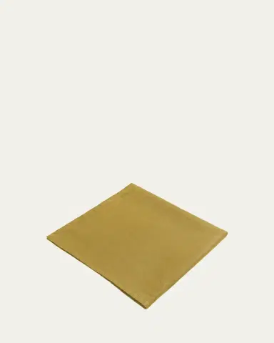 L'Objet Linen Sateen Napkins S4 Mustard | Thumbnail 2