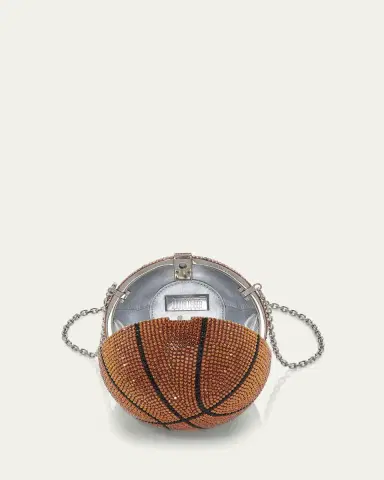 Judith Leiber Couture Basketball Crystal Sphere Clutch Bag | Thumbnail 6 Judith Leiber Couture Basketball Crystal Sphere Clutch Bag | Thumbnail 6