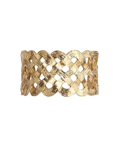L'Objet Braided Gold-Plated Napkin Ring Jewels, Set of 4 | Thumbnail 1