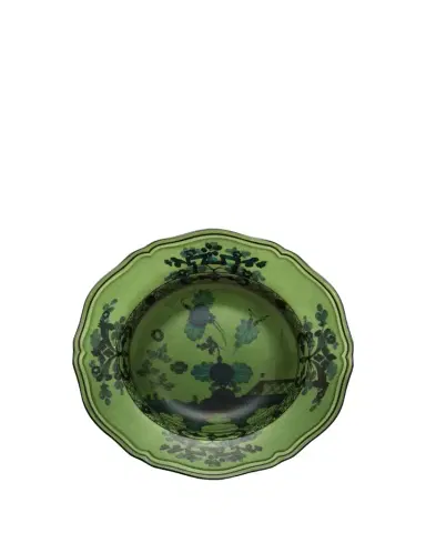 Ginori 1735 Oriente Italiano Soup Plate, Malachite | Thumbnail 1