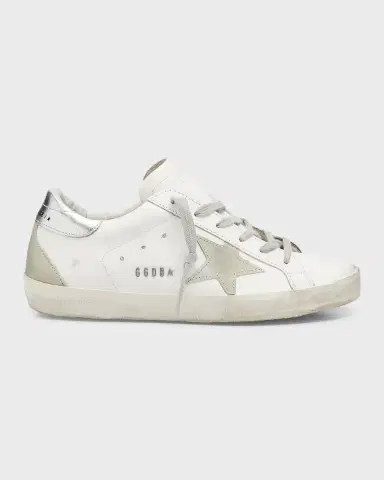 Golden Goose Super-Star Mixed Leather Sneakers | Thumbnail 6 Golden Goose Super-Star Mixed Leather Sneakers | Thumbnail 6