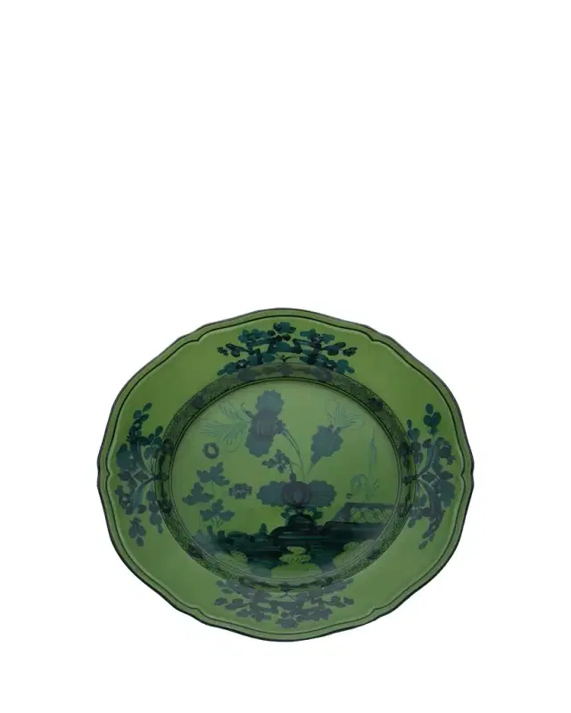 Oriente Italiano Dinner Plate, Malachite