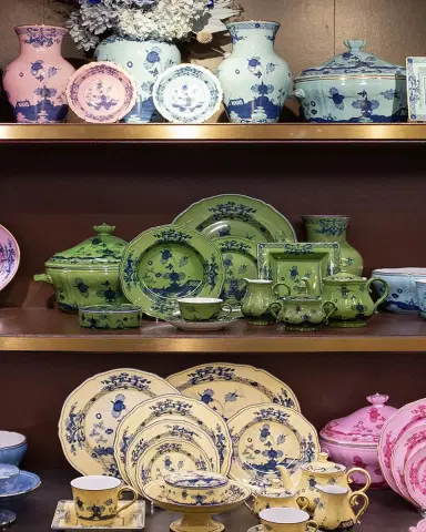 Ginori 1735 Oriente Italiano Dinner Plate, Citrino | Thumbnail 2